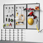 ztysn 3pcs Grid Wall Panels Display Stand -Wire Grid Hanging Rack by ztysn
