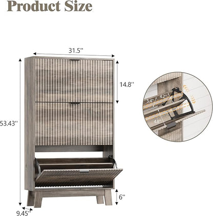 Shoe Cabinet Storage for Entryway - Image 2