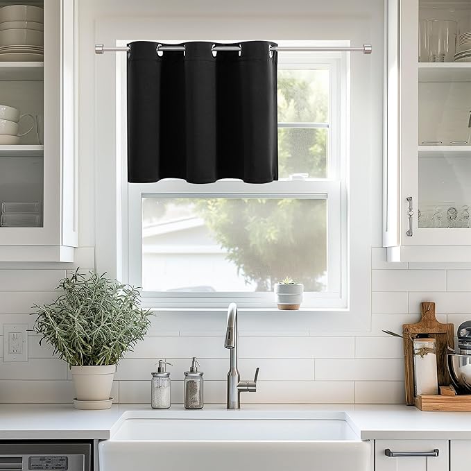 ChrisDowa Blackout Curtains 36 Inches Long by ChrisDowa