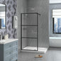 Goodyo Fixed Shower Door 34" X 72" Clear Tempered Glass Shower Screen Panel by Goodyo