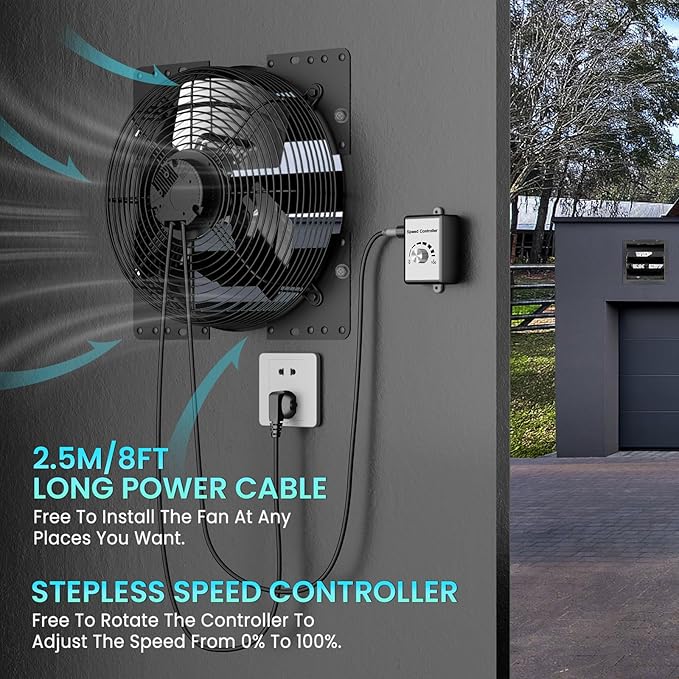 HG Power 16 Inch Attic Fan - Image 3