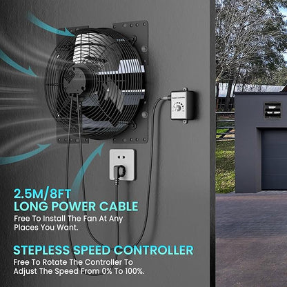 HG Power 12 Inch Attic Fan - Image 3
