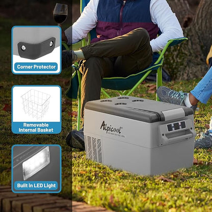 Alpicool CF55 Portable Freezer, 12 Volt Refrigerator, 52 Quart Fast Cooling 12V - Image 4