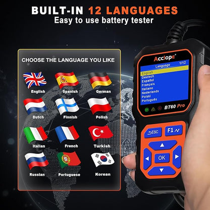BT60 Pro Acclope Car Battery Tester - Image 10
