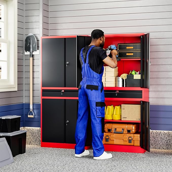 Yizosh Metal Garage Storage Cabinet - Image 2