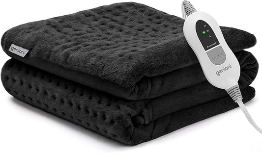 GENIANI Electric Heating Pad for Back Pain & Cramps Relief, Electric Throw by GENIANI