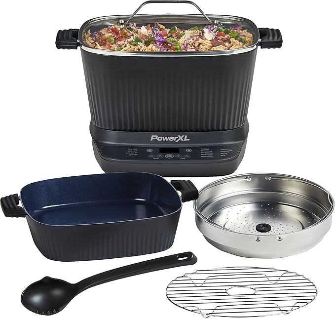 STIRMAX DELUXE 7.5 Quart Digital Multi-Cooker by PowerXL