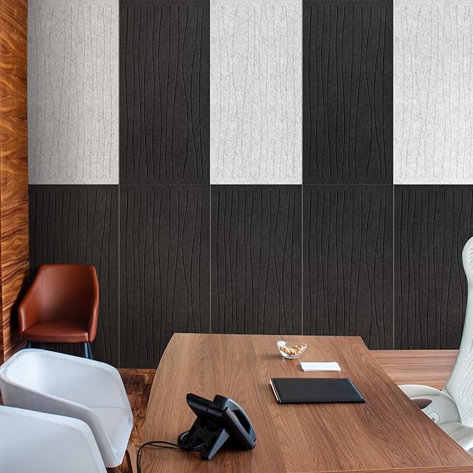UMIACOUSTICS 6 PCS Sound Proof Panels, 47.2 x 23.6 Inches Sound Absorbing Panels - Image 6