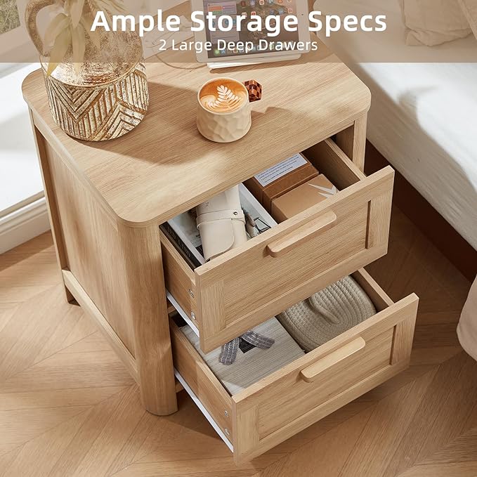 Joaxswe Farmhouse Nightstand - Image 4
