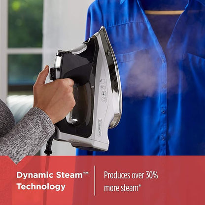 BLACK+DECKER Allure Digital Professional Steam Iron, Percison Tip, Stianless - Image 3