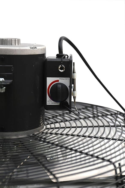 iLiving ILG8SF20V-T 20 inch Shutter Exhaust Attic Garage Grow, Ventilation Fan - Image 4