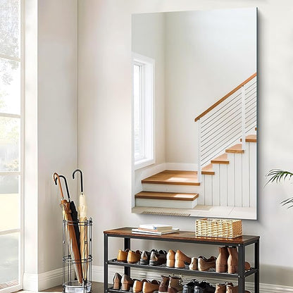 CILIBER Frameless Mirror, 60x36 Large Bathroom Mirrors - Image 9