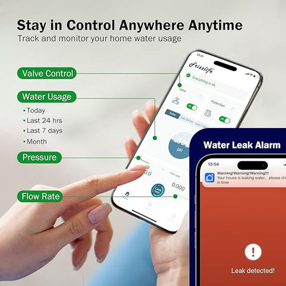 Frizzlife LP365-P 1.25-Inch Smart Water Monitor and Automatic Shutoff - Image 3