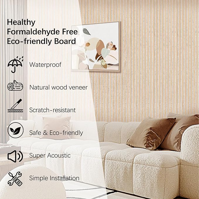 ARMURO Wood Slat Wall Panel - Image 4