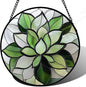 CRISGIF Stained Glass Window Hanging by Follow