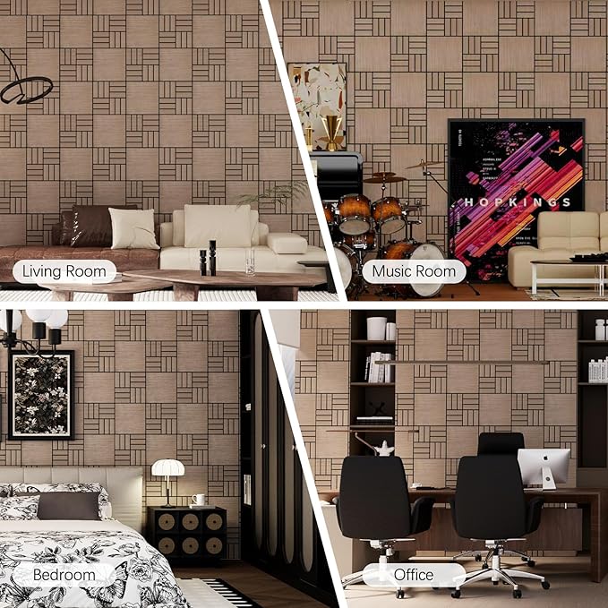 ARMURO 4 Packs Acoustic Wall Panels - Image 8
