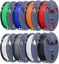 sunlu 250g filament bundle 1.75mm, multicolor 3d printer, main product view