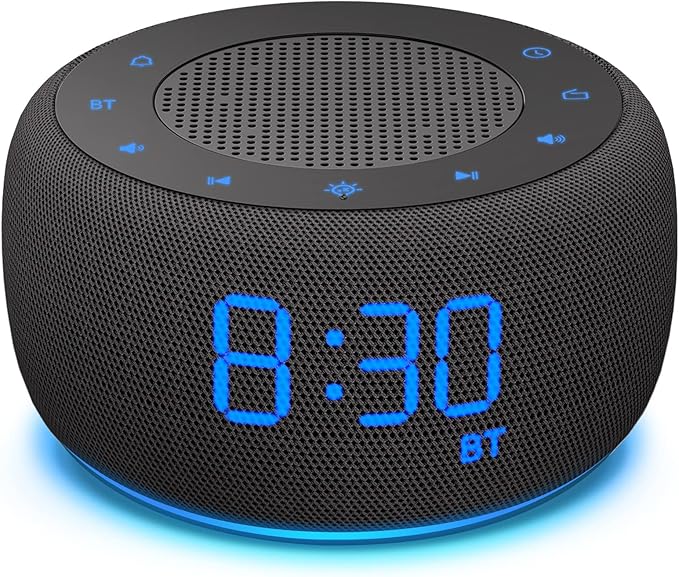 BUFFBEE Alarm Clock with Bluetooth Speaker & FM Radio by BUFFBEE