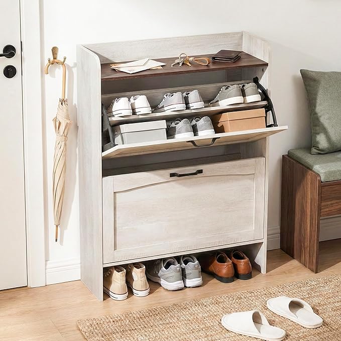 Narrow Shoes Storage Cabinet, Entryway Storage by TRONLEE