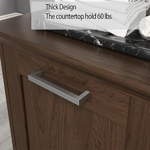 OLD CAPTAIN Wooden Tilt Out Trash Cabinet, Wooden Kitchen Garbage Can Free - Image 2