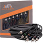 Elite Audio Premium Series 20ft. 6-Channel Car Audio RCA Cable – Double Shielded by EliteAudio