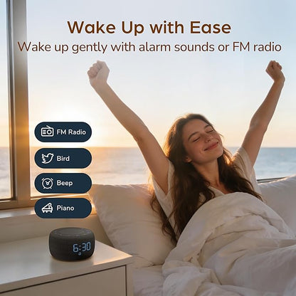 BUFFBEE Alarm Clock with Bluetooth Speaker & FM Radio - Image 3