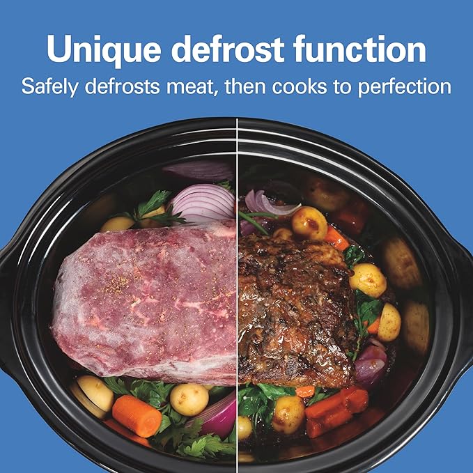 Hamilton Beach Portable 6 Quart Set & Forget Digital Programmable Slow Cooker - Image 2
