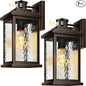 VIANIS Advanced Motion Sensor Light Outdoor, 2 Pack Large Bronze Exterior by VIANISLIGHTING