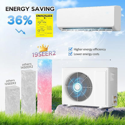 18000 BTU Mini Split Air Conditioner ＆ Heat Pump - 230V Wall Mount Ductless - Image 5