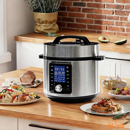 NEWBULIG 6.3 Quart Electric Pressure Cooker, Stainless Steel Multi Cooker - Image 4