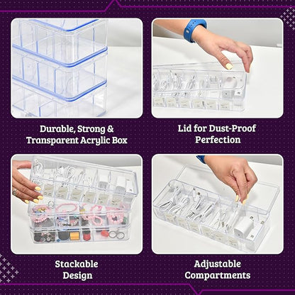 Set of 3 Cable Organizer Box W/Labels - Image 4