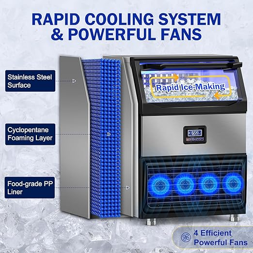 Commercial Ice Maker Machine, 350Lbs/24H - Image 6