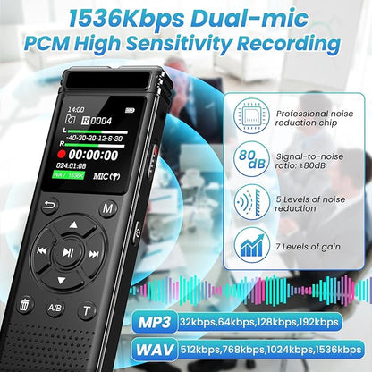 136GB Digital Voice Recorder - Image 2