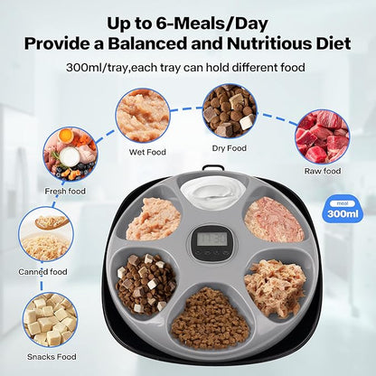 PetPrime 6-Meal Automatic Cat Feeder - Image 2