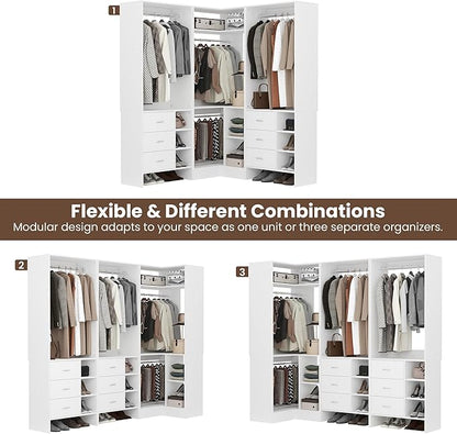 HOMPUS Modular L-Shaped Closet System - Image 5