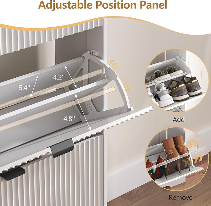 Shoe Cabinet Storage for Entryway - Image 7