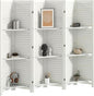 HOMCOM Room Divider, 6 Panel 67" Tall Wood Privacy Screen by HOMCOM