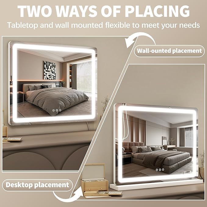 FENNIO 23" x 18" Vanity Mirror - Image 4