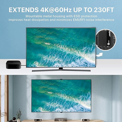 SIIG 4K HDMI Extender Balun Over CAT6/7 - Image 5