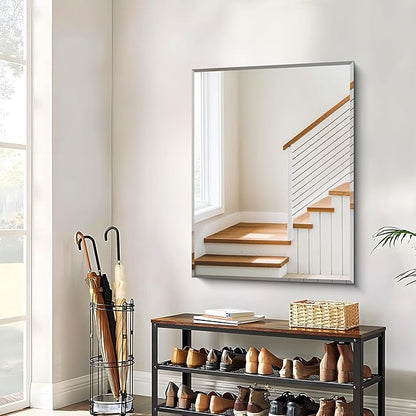 CILIBER Beveled Bathroom Mirror, 30x40 Large Frameless Mirrors - Image 9
