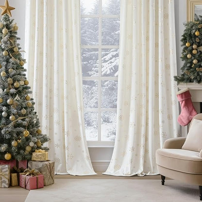 FMFUNCTEX Velvet Curtains Christmas Curtain - Image 8