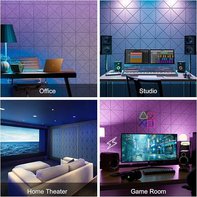 Sonicism 12 Pack X-Lined Acoustic Panels - Image 6