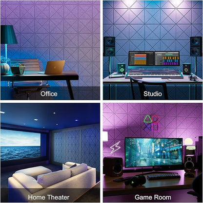 Sonicism 12 Pack X-Lined Acoustic Panels - Image 6