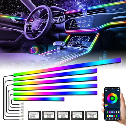 Dreamcolor Acrylic Interior Car Lights, AMKI Car LED Strip Light by AMKI