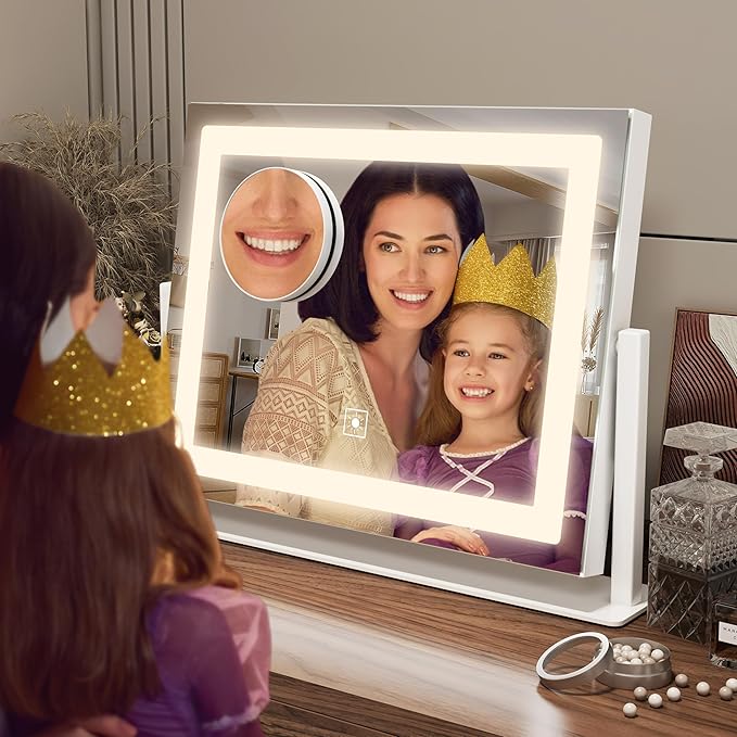 FENNIO Vanity Mirror with Lights, 3 Color Modes & Brightness Adjustable - Image 6
