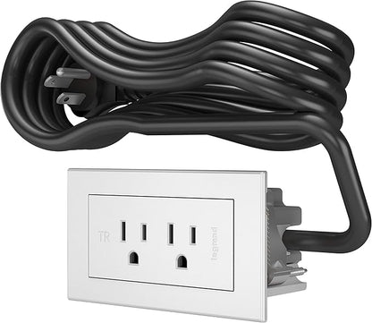 Legrand Wiremold RD2WH radiant Furniture Power Center, Recessed Power Strip by Legrand-Wiremold