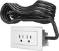 Legrand Wiremold RD2WH radiant Furniture Power Center, Recessed Power Strip by Legrand-Wiremold