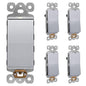 LIDER Minimalist Design Matte Finish Lighted Decorator Switch, Frameless Paddle by LIDER