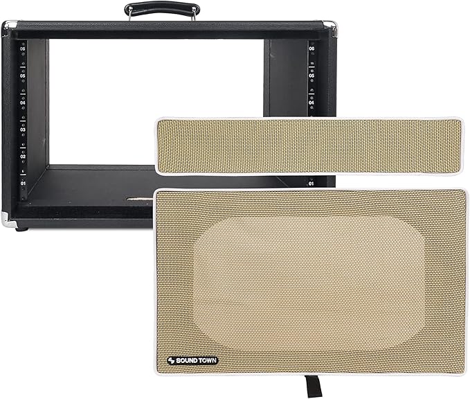 Sound Town Vintage 6U Amp Rack Case, 12.5" Depth - Image 3