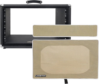 Sound Town Vintage 6U Amp Rack Case, 12.5" Depth - Image 3